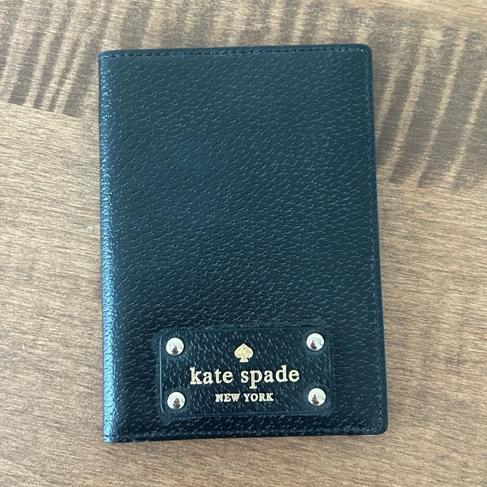 Black Kate Spade Passport Holder